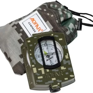 Lensatic Sighting Compass with Map Measurer