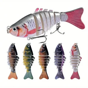 5pcs Multi Jointed Bait