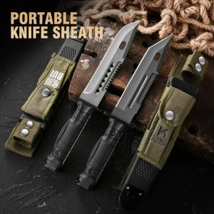 Portable Outdoor Knife with Fixed Blade